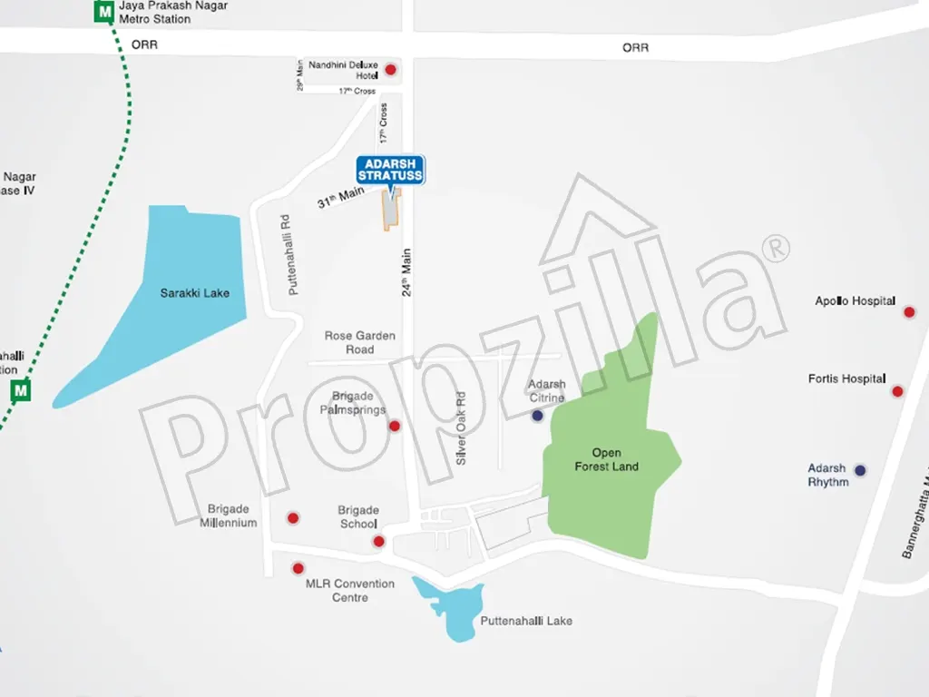 Adarsh Stratuss Directions